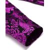 imageCOOFANDY Mens Paisley Shirt Luxury Disco Long Sleeve Button Down Dress ShirtsPat9