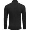 imageCOOFANDY Mens Slim Fit Turtleneck Sweater Long Sleeve Casual Knitted Pullover Sweaters01black