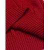 imageCOOFANDY Mens Slim Fit Turtleneck Sweater Long Sleeve Casual Knitted Pullover Sweaters01red