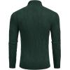 imageCOOFANDY Mens Slim Fit Turtleneck Sweater Long Sleeve Casual Knitted Pullover SweatersDark Green