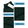 imageCOOFANDY Mens Slim Fit Turtleneck Sweater Long Sleeve Casual Knitted Pullover SweatersDark Green