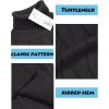 imageCOOFANDY Mens Slim Fit Turtleneck Sweater Long Sleeve Casual Knitted Pullover SweatersDark Grey