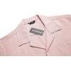 imageCOOFANDY Mens Casual Button Down Shirts Short Sleeve Summer Beach Shirt Cuban Vacation Textured Shirts with PocketLight Pink