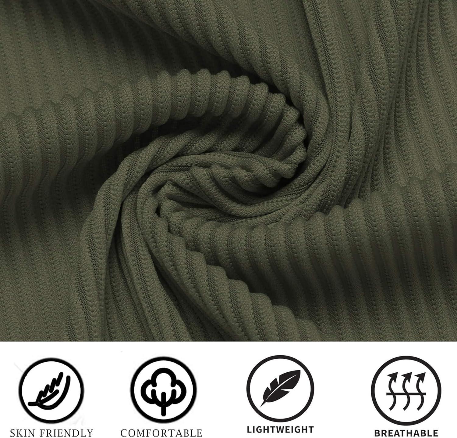 imageCOOFANDY Mens Casual Button Down Shirts Short Sleeve Regular Fit Fashion Camp Beach Shirts TopsGreen