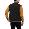 imageCOOFANDY Mens Fashion Varsity Jacket Causal Slim Fit Cotton Letterman Baseball Bomber JacketsBlackyellow