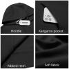 imageCOOFANDY Mens Hoodie Long Sleeve Casual Pullover Hooded Sweatshirt Fashion Drawstring Hoodies with PocketRacing Letter