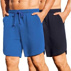 imageCOOFANDY Mens Gym ShortsNavy BlueBlue
