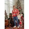imageCOOFANDY Mens Crew Neck Sweater Slim Fit Lightweight Sweatshirts Knitted Pullover for Casual Or Dressy WearChristmas Red