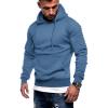 imageCOOFANDY Mens Hoodie Casual Drawstring Athletic Hoodies Hooded Pullover Sweatshirts with PocketDark Blue