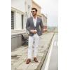 imageCOOFANDY Mens Casual Blazer Suit Jackets One Button Sport Coats Lightweight Business Sports JacketsMedium Gray