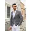imageCOOFANDY Mens Casual Blazer Suit Jackets One Button Sport Coats Lightweight Business Sports JacketsMedium Gray