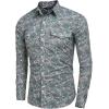 imageCOOFANDY Mens Casual Button Down Shirts Stretch Short Sleeve Business Dress Shirt with PocketGreen