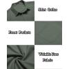 imageCOOFANDY Mens Casual Dress Shirt Short Sleeve Wrinkle Free Dress Shirt Business Casual ShirtsDark Army Green
