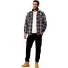 imageCOOFANDY Mens Flannel Shirts Long Sleeve Cotton Plaid Shirt Jacket Casual Button Down Shirt with PocketsNavy Blue Yellow
