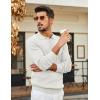 imageCOOFANDY Mens Knit Polo Sweater Long Sleeve Polos Lightweight Casual Dress Pullover SweatersWhite