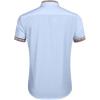 imageCOOFANDY Mens Short Sleeve Button Down Shirts Casual Wrinkle Free Dress Shirt Plaid Collar Summer ShirtsLight Blue