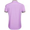 imageCOOFANDY Mens Short Sleeve Button Down Shirts Casual Wrinkle Free Dress Shirt Plaid Collar Summer ShirtsLight Purple