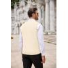 imageCOOFANDY Mens Sweater Vest Cable Knitted V Neck Slim Fit Sleeveless Pullover SweaterBeige