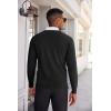imageCOOFANDY Mens V Neck Sweater Lightweight Knitted Pullover SweatersBlackdiamond Pattern