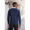 imageCOOFANDY Mens V Neck Sweater Lightweight Knitted Pullover SweatersBluediamond Pattern