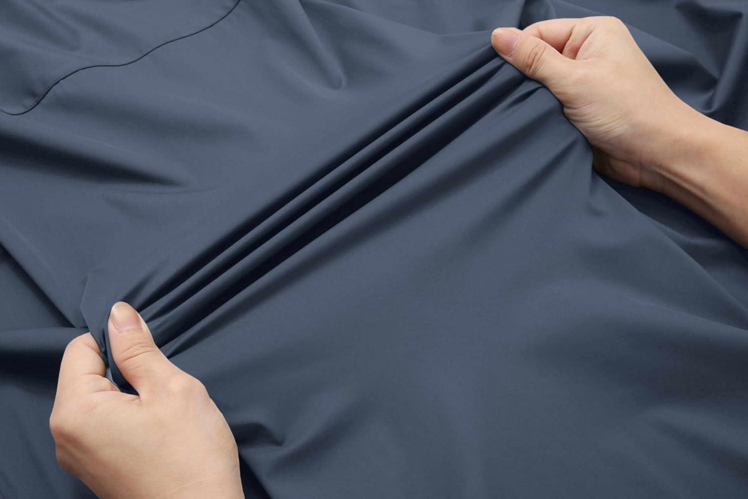 imageCOOFANDY Mens Stretch Dress Shirts Muscle Fit Wrinkle Free Long Sleeve Button Down Shirt Business Casual ShirtsBlue