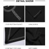 imageCOOFANDY Mens Henley Shirts Long Sleeve Button TShirt Fashion Casual Pullover Shirts Soft Stretch Tees TopsBlack