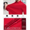 imageCOOFANDY Mens Stretch Dress Shirts Muscle Fit Wrinkle Free Long Sleeve Button Down Shirt Business Casual ShirtsRed