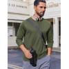 imageCOOFANDY Long Sleeve Shirts for Men Moisture Wicking Activewear TShirts Workout Running ShirtsArmy Green