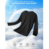 imageCOOFANDY Long Sleeve Shirts for Men Moisture Wicking Activewear TShirts Workout Running ShirtsBlack