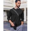 imageCOOFANDY Long Sleeve Shirts for Men Moisture Wicking Activewear TShirts Workout Running ShirtsBlack