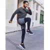 imageCOOFANDY Long Sleeve Shirts for Men Moisture Wicking Activewear TShirts Workout Running ShirtsDark Grey