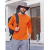 imageCOOFANDY Long Sleeve Shirts for Men Moisture Wicking Activewear TShirts Workout Running ShirtsOrange