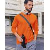 imageCOOFANDY Long Sleeve Shirts for Men Moisture Wicking Activewear TShirts Workout Running ShirtsOrange