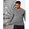 imageCOOFANDY Mens Muscle Slim Fit TShirt Long Sleeve Henley Shirts Casual Gym Workout Athletic Tee ShirtsGrey