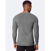imageCOOFANDY Mens Muscle Slim Fit TShirt Long Sleeve Henley Shirts Casual Gym Workout Athletic Tee ShirtsGrey