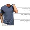 imageCOOFANDY Mens T Shirts Short Sleeve Soft Crew Neck Lightweight Tee Shirts Casual Summer Basic TopsC BlackNavy BlueArmy Green 3 Pack