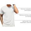 imageCOOFANDY Mens T Shirts Short Sleeve Soft Crew Neck Lightweight Tee Shirts Casual Summer Basic TopsW WhiteWhite 2 Pack