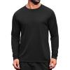 imageCOOFANDY Long Sleeve Shirts for Men Moisture Wicking Activewear TShirts Workout Running ShirtsBlack