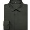 imageCOOFANDY Mens Business Casual Shirt Long Sleeve Dress Shirts Stretch Solid Button Down Shirt Dark Green