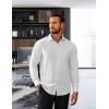imageCOOFANDY Mens Slim Fit Business Dress Shirts Wrinkle Free Long Sleeve Button Up Shirts Solid Formal Dress Shirt
