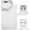imageCOOFANDY Mens Slim Fit Business Dress Shirts Wrinkle Free Long Sleeve Button Up Shirts Solid Formal Dress Shirt