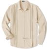 imageCOOFANDY Mens Beach Wedding Shirt Casual Long Sleeve Linen Shirts Lightweight Summer Button Up Shirts Beige