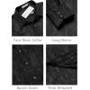 imageCOOFANDY Mens Button Down Shirts Long Sleeve Dress Shirt Party Wedding Prom Dance Shirt Black 3XLarge