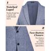 imageCOOFANDY Mens Casual Blazer Slim Fit Sport Coat Lightweight Two Button Suit JacketsBlue