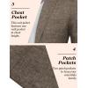 imageCOOFANDY Mens Casual Blazer Slim Fit Sport Coat Lightweight Two Button Suit JacketsBrown