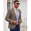 imageCOOFANDY Mens Casual Blazer Slim Fit Sport Coat Lightweight Two Button Suit JacketsBrown