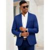 imageCOOFANDY Mens Casual Blazer Slim Fit Sport Coat Lightweight Two Button Suit JacketsBroyal Blue