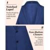 imageCOOFANDY Mens Casual Blazer Slim Fit Sport Coat Lightweight Two Button Suit JacketsBroyal Blue