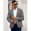 imageCOOFANDY Mens Casual Blazer Slim Fit Sport Coat Lightweight Two Button Suit JacketsGray