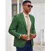 imageCOOFANDY Mens Casual Blazer Slim Fit Sport Coat Lightweight Two Button Suit JacketsGreen